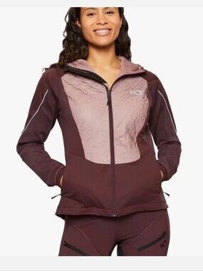 EUC Kari Traa Tirill 2.0 mauve & raisin zip-up hoodie jacket